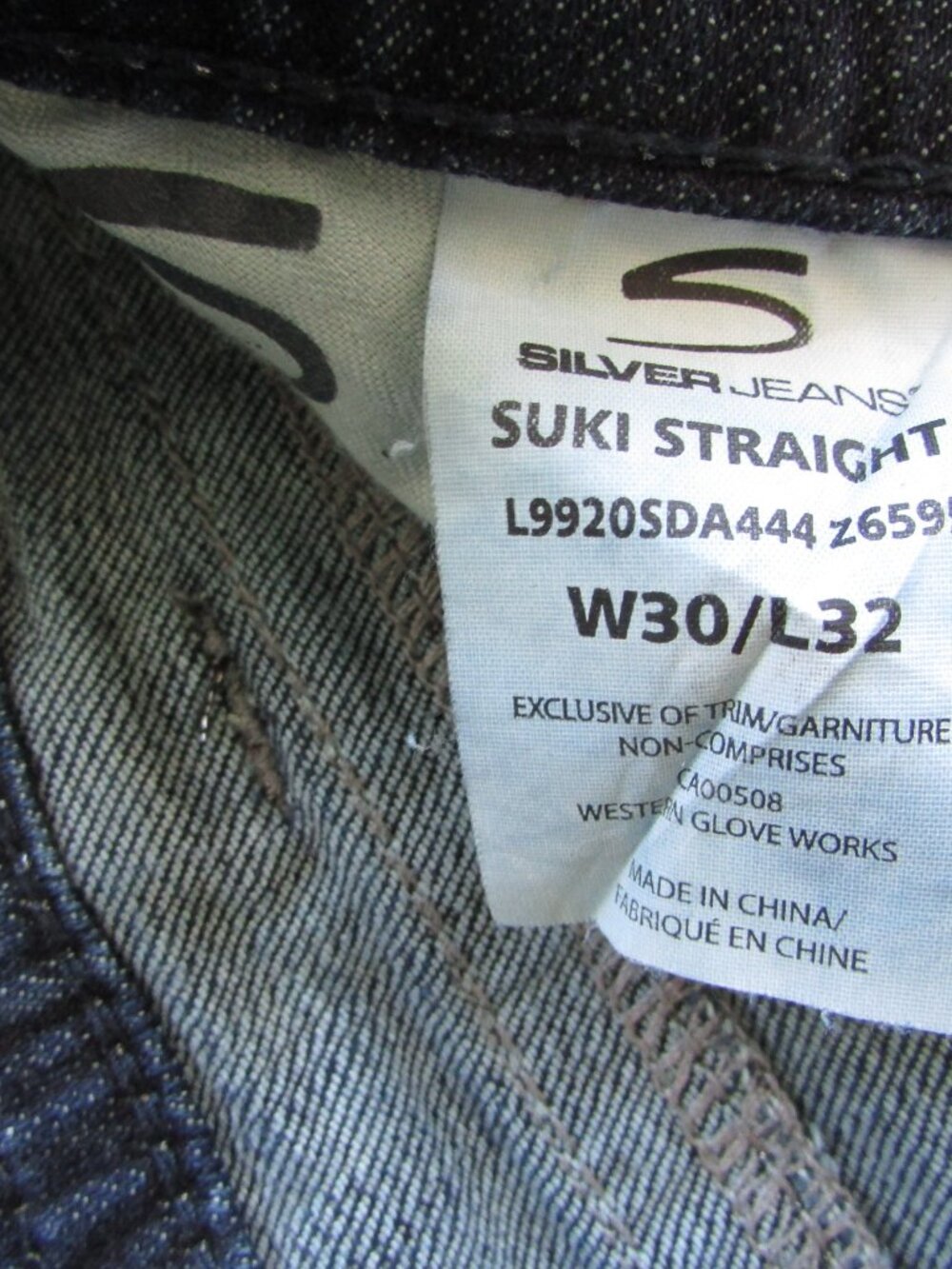 Silver Suki Straight Leg Jeans - Picture 14 of 16